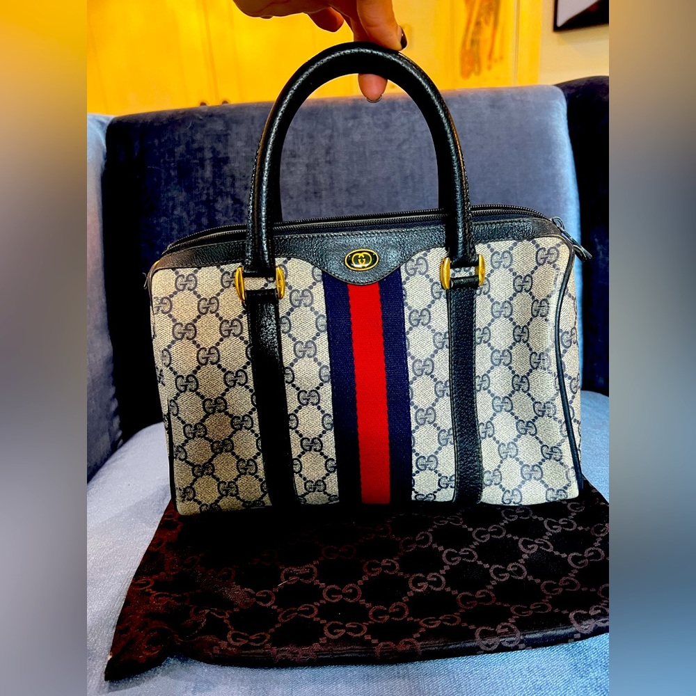 Gucci vintage monogram Boston bag